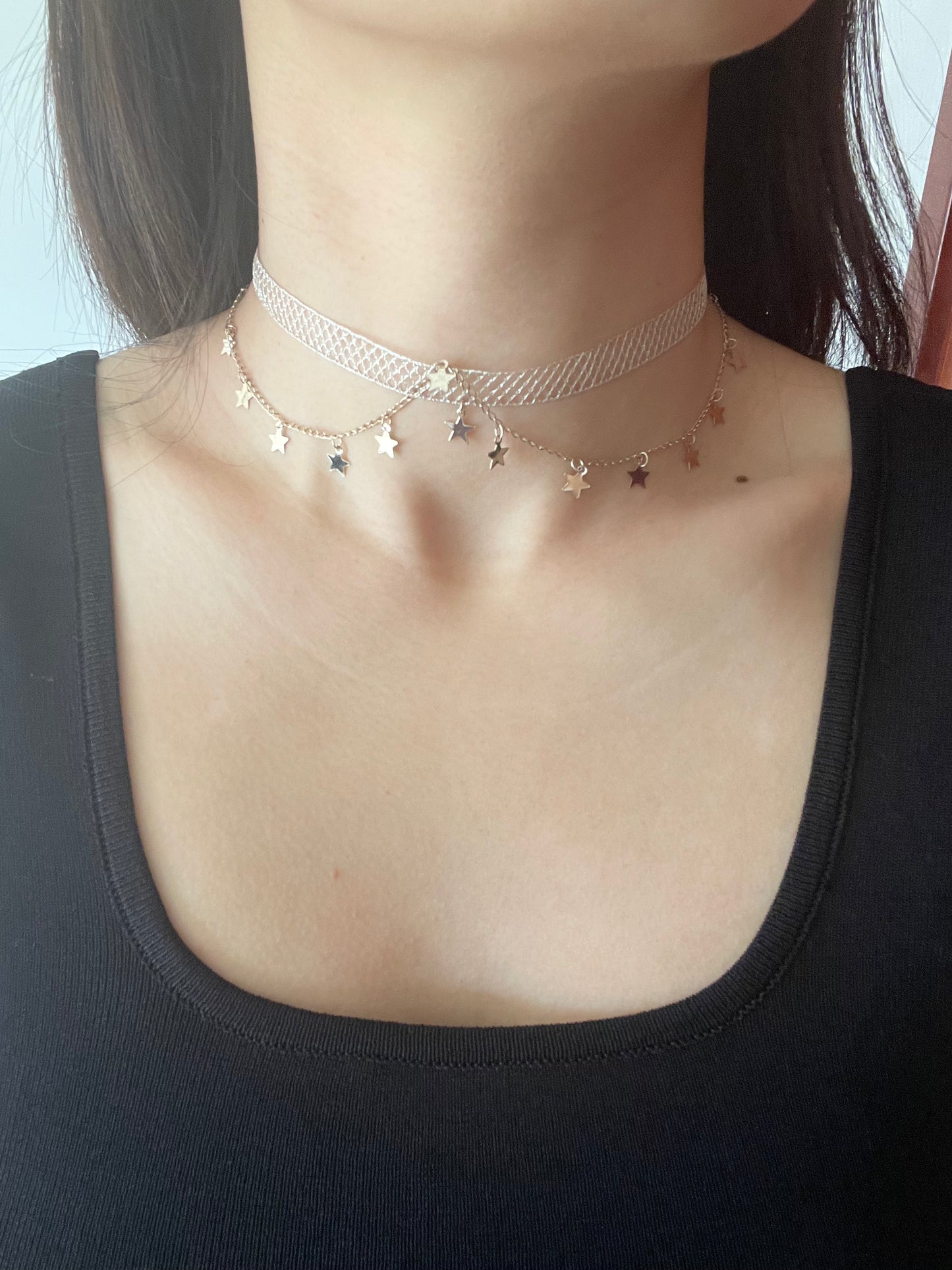 Japanese made lace necklace